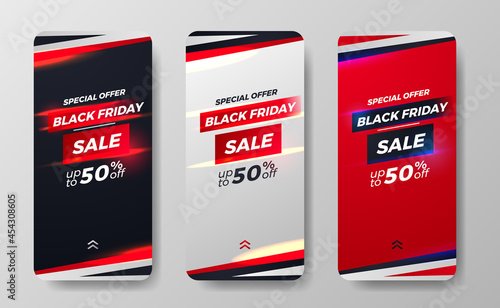 Black friday sale offer discount promotion for social media stories simple sporty man fashion minimalism concept