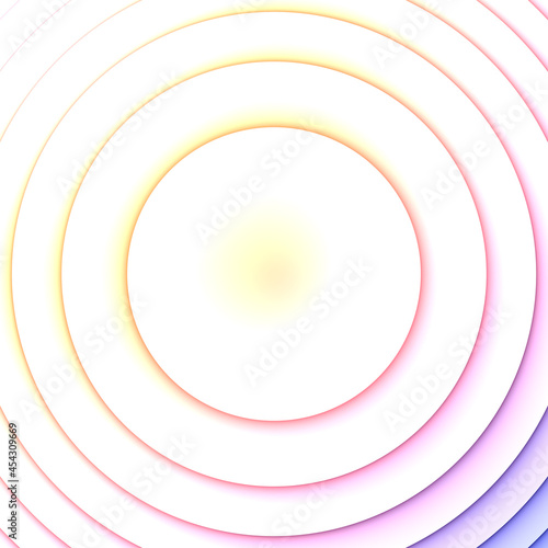 Rippled background. content area. Circle background. Abstract background. 3d rendering.