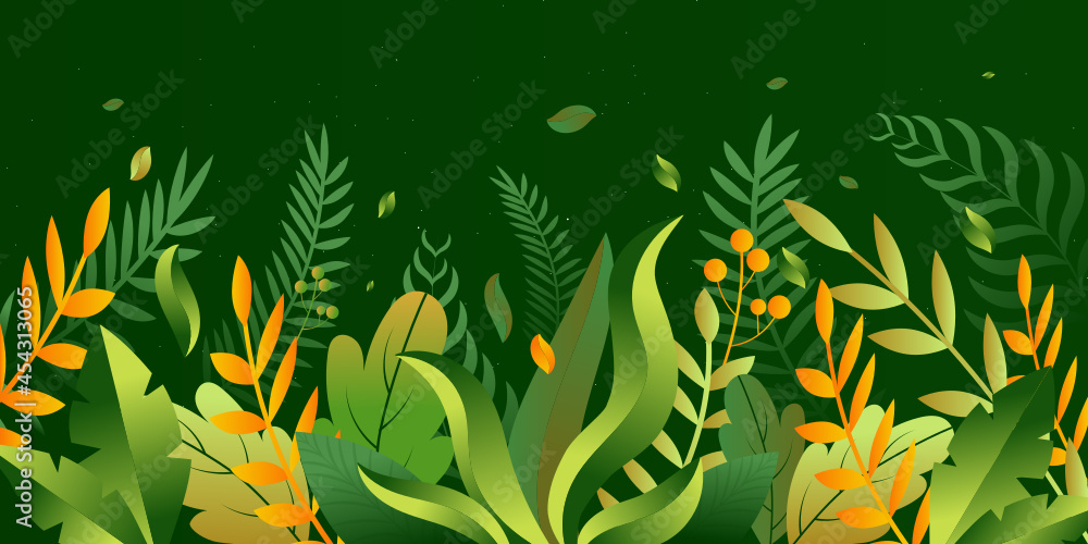 Naklejka premium Floral Background