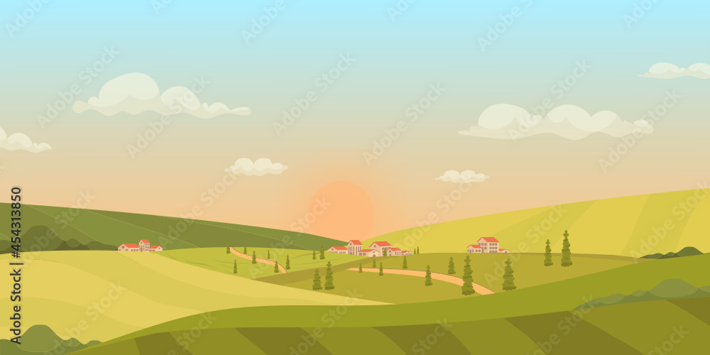Obraz premium Farm Background