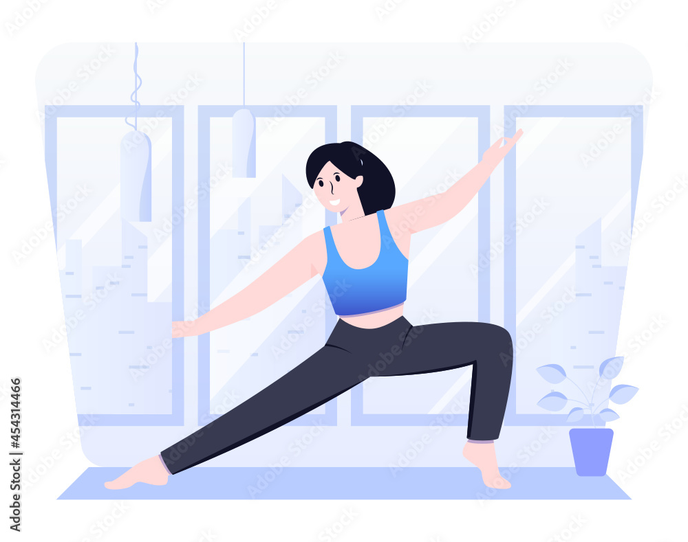 Fototapeta premium Yoga Twist