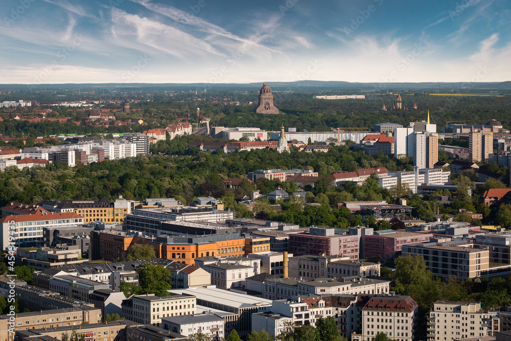 Beautiful skyline of Leipzig, Germany