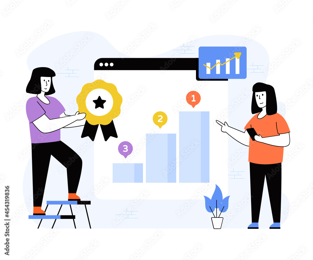 Fototapeta premium Website Ranking