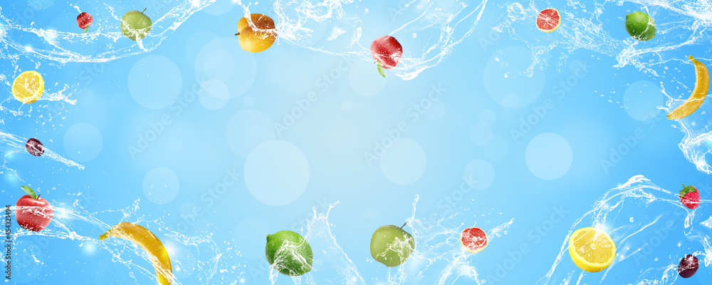 healthy fruit banner healthy fruit banner