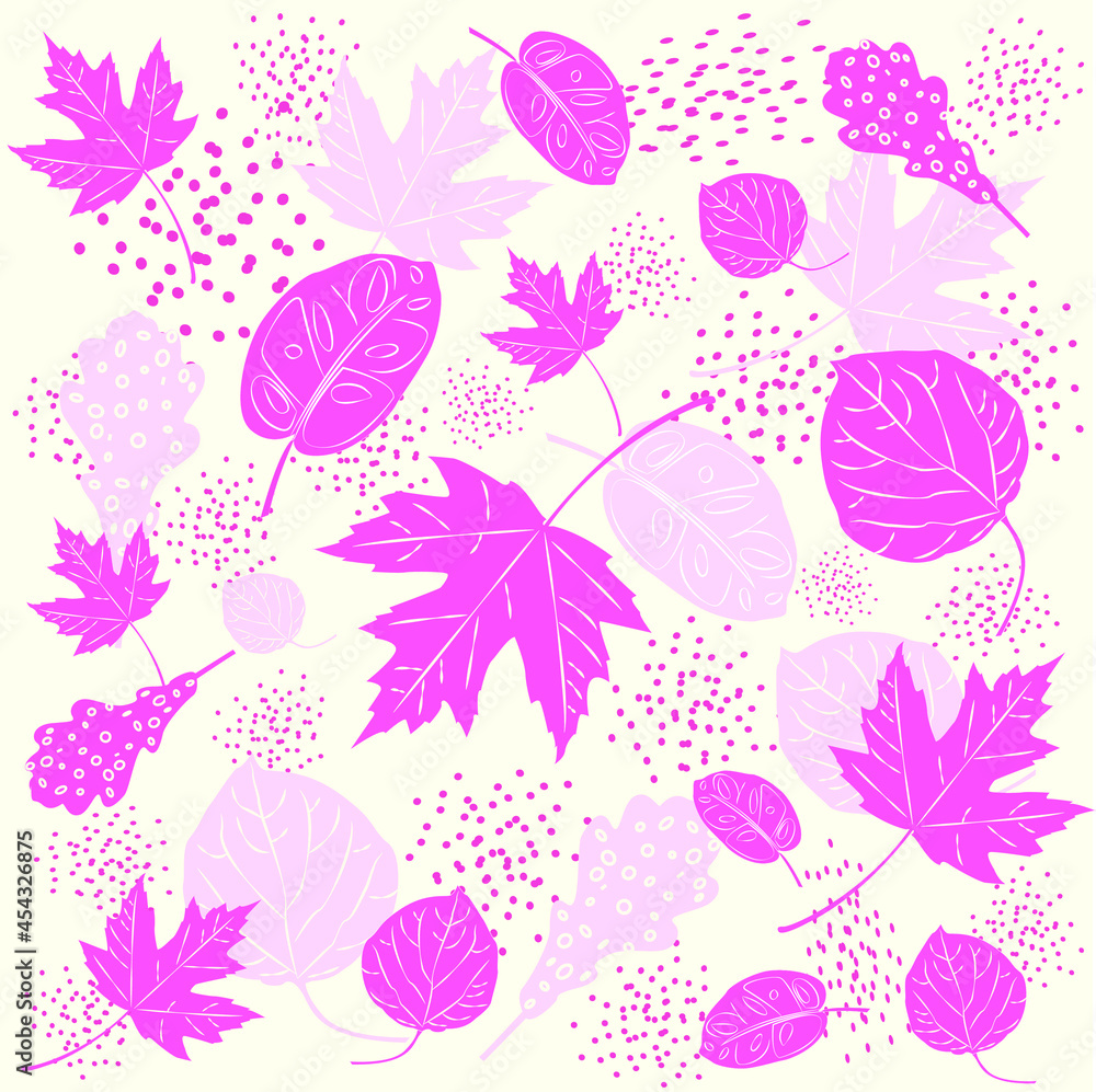Obraz premium seamless floral pattern in pink color
