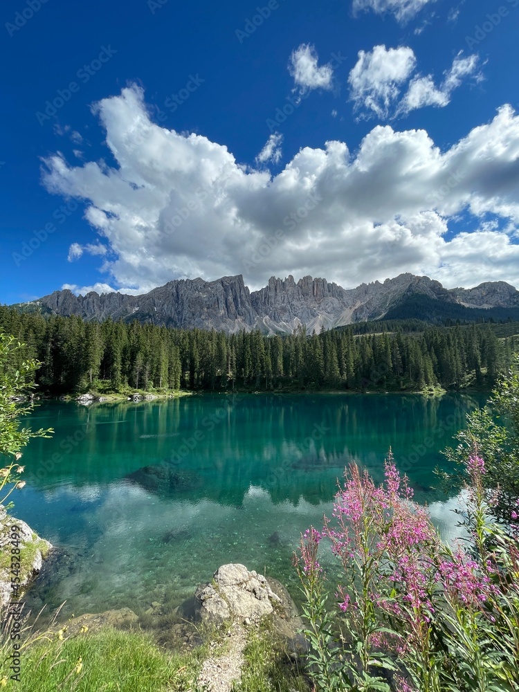 lago di Carezza, Trentino Alto Adige.