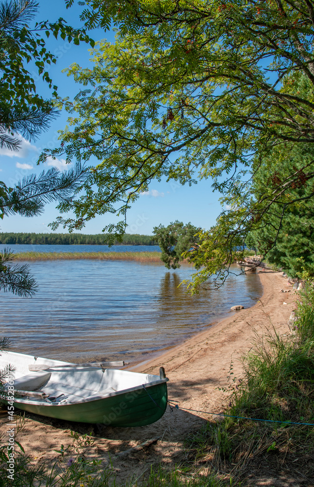 Lake landscape in Finland