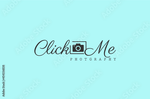 Photography logo design template
