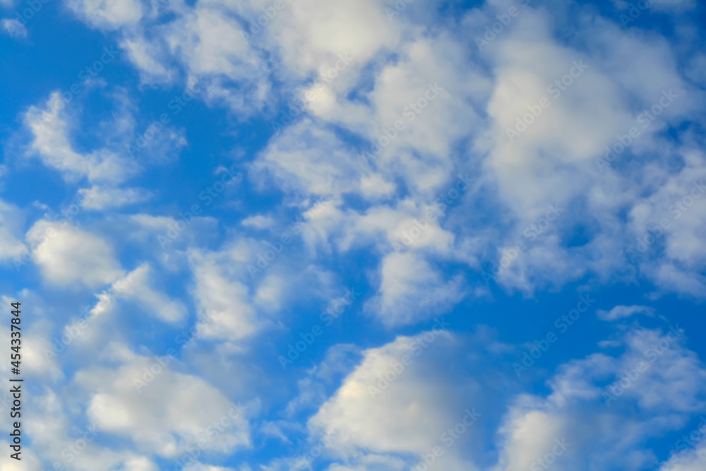 Obraz premium Blue sky. Beautiful background. Close-up.