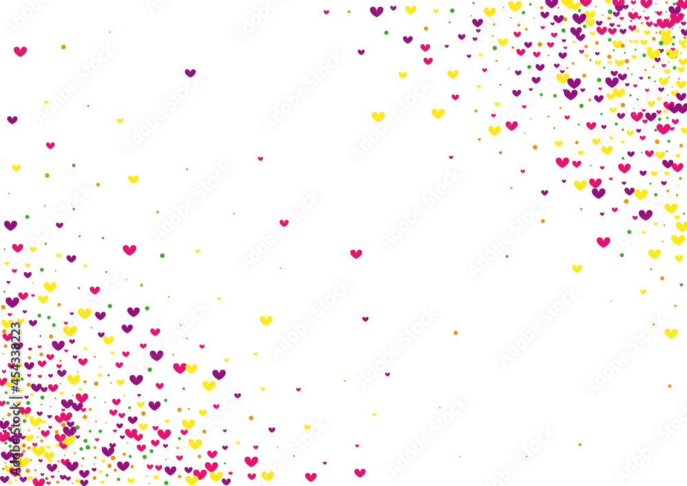Rose Saint Confetti Frame. Purple Card Illustration. Pink Circle Simple. Red Transparent Texture. Event Backdrop.