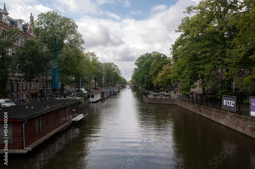 View From The Ben Polakbrug At Amsterdam The Netherlands 30-12-2021