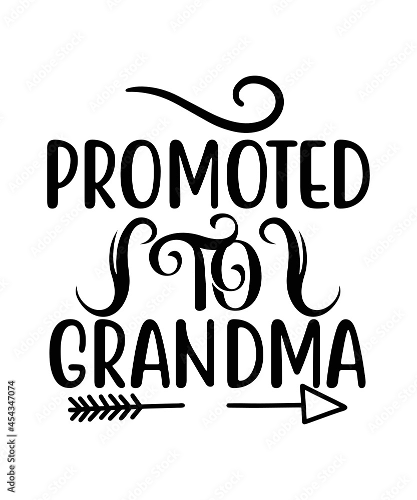 Fototapeta premium Grandma SVG Bundle, Nana Svg, Granny Svg, Retired Svg, Blessed Grandma Svg, Family Svg, Grandkids Svg, Svg Files for Cricut, Silhouette