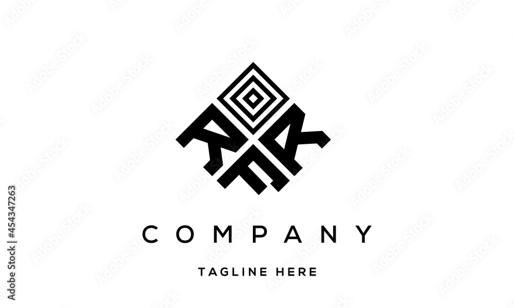 RRF three latter logo design RRF three latter logo design