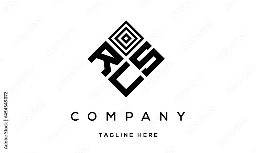 RSU three latter logo design RSU three latter logo design