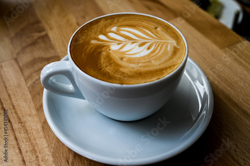 Cappuccino mit Latte Art