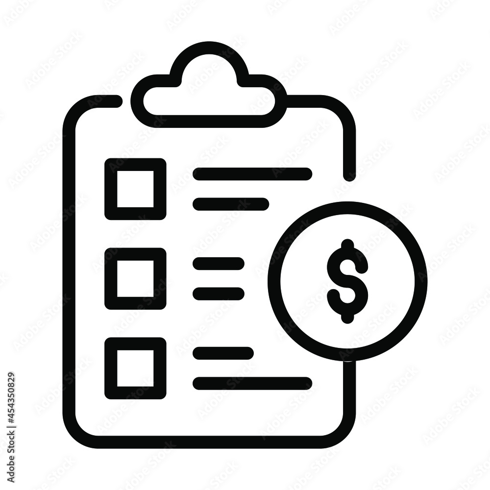 tax payment outline icon, business and finance icon. tax payment outline icon, business and finance icon.