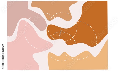 contemporary artistic abstract aesthetic background illustration