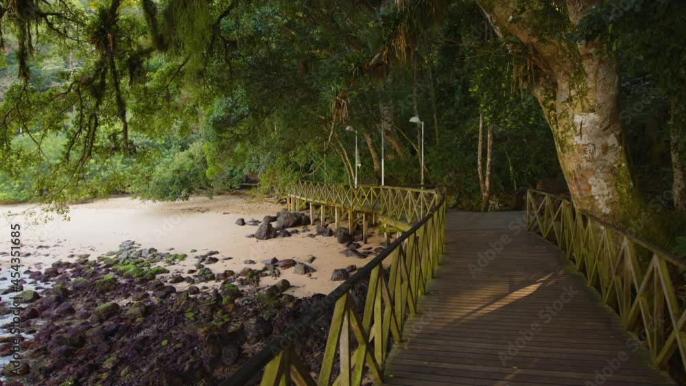 Image of calm ecological park in Balneário Camboriú, Brazil. Image of calm ecological park in Balneário Camboriú, Brazil.