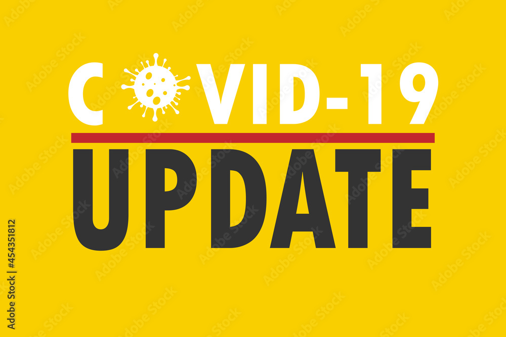 Obraz premium Covid-19 Update Banner Design