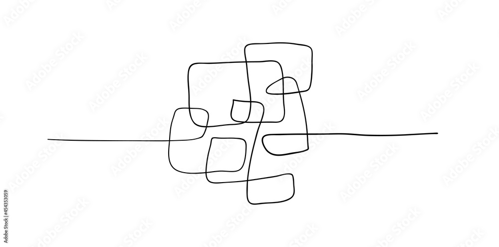 Vector random chaotic lines isolated on white background. Vector random chaotic lines isolated on white background.