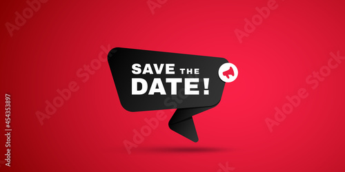 Save the date simple illustration photo