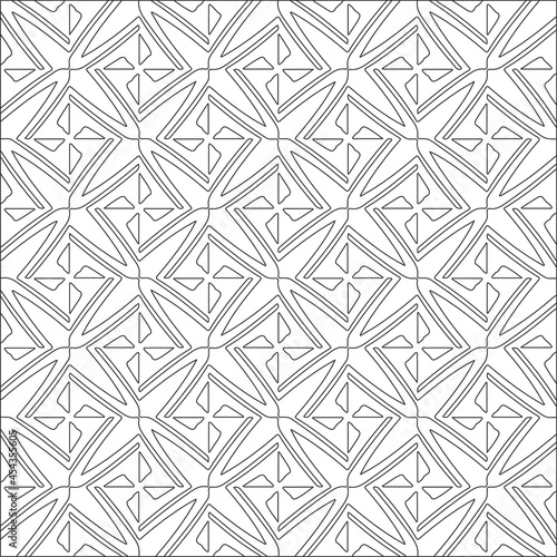 Design monochrome grating pattern,black and white patterns.black ornament.