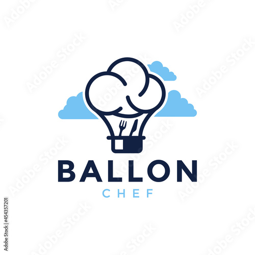 Balloon chef logo, an for logo restaurants, bistros, bakeries