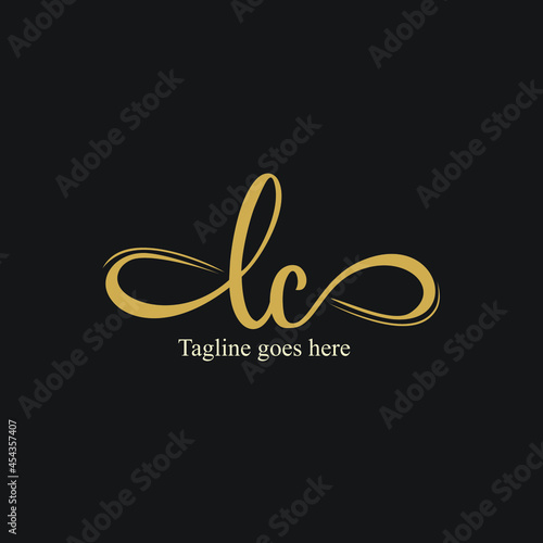 Lc initial infinity logo exclusive design inspiration photo