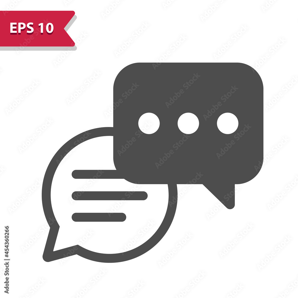 Chat Bubbles - Conversation Icon Chat Bubbles - Conversation Icon