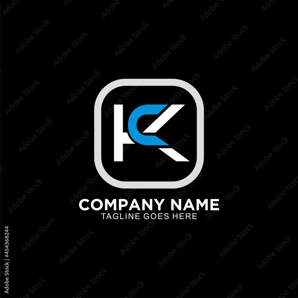 KC initial logo design for business company KC initial logo design for business company