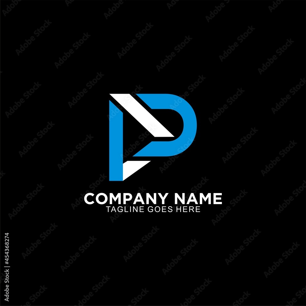 P initial logo design for business company P initial logo design for business company