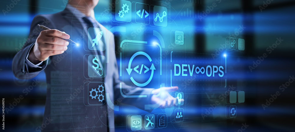 DevOps Development Operations agil programming technology concept DevOps Development Operations agil programming technology concept