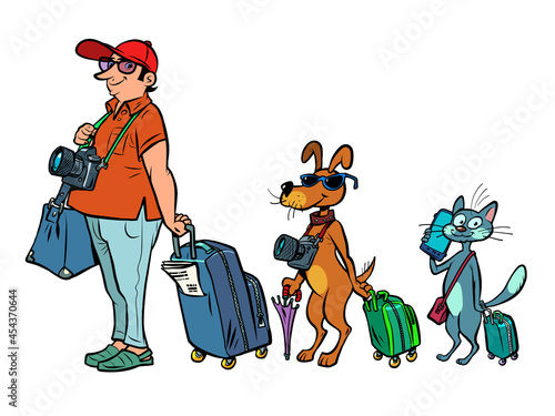 pet friendly transport airports cruises or trains. Travel and tourism