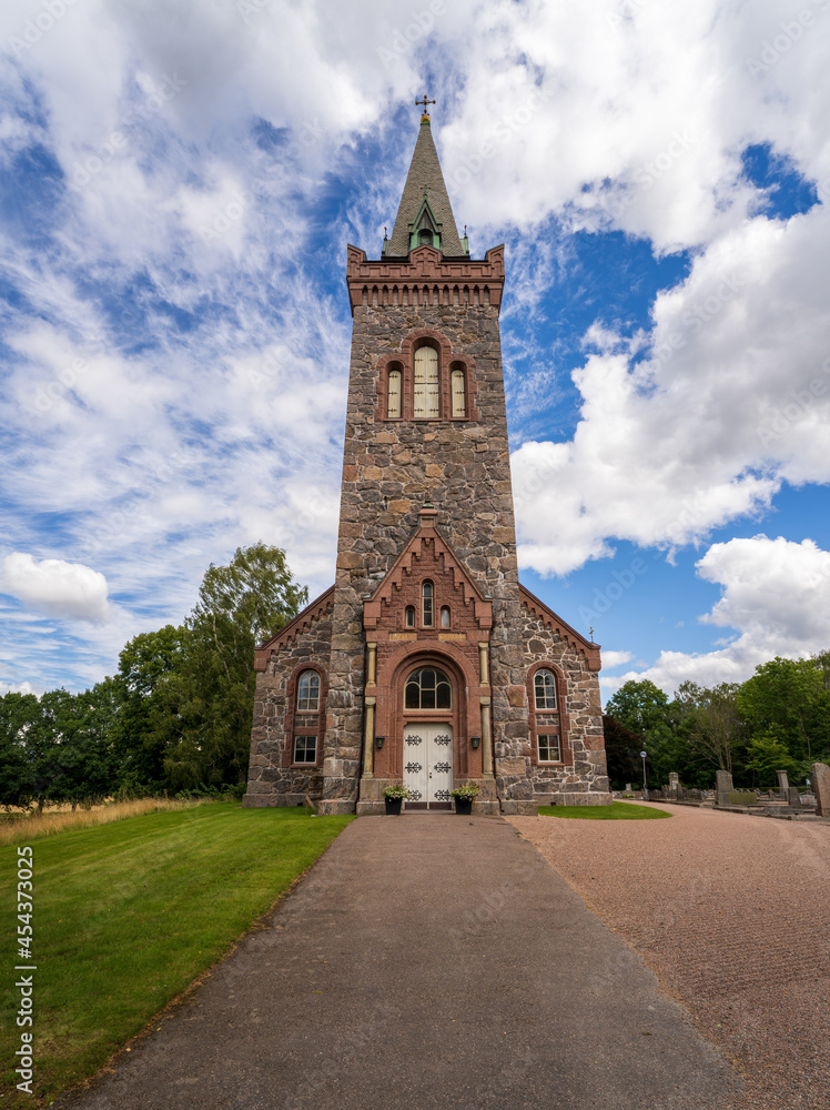Gardhems Church is built 1879 and located 7 km away from Trollhattan in Sweden.