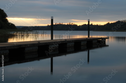 sunset on the lake © DIMITAR