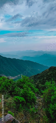 landscape with clouds