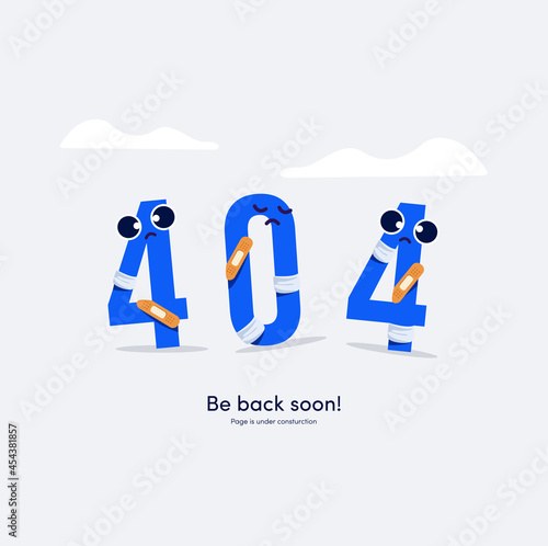 Minimal 404 Error Page Template