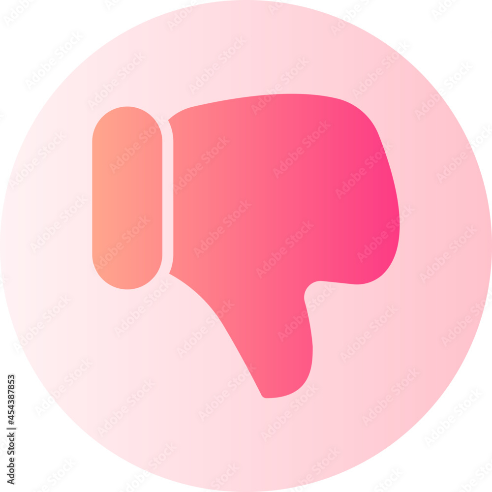 dislike gradient icon dislike gradient icon
