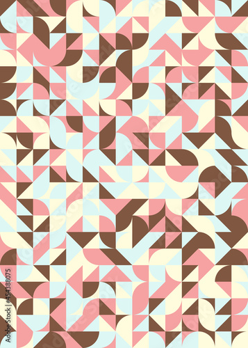 Wallpaper Mural Abstract Geometric Pattern generative computational art illustration Torontodigital.ca