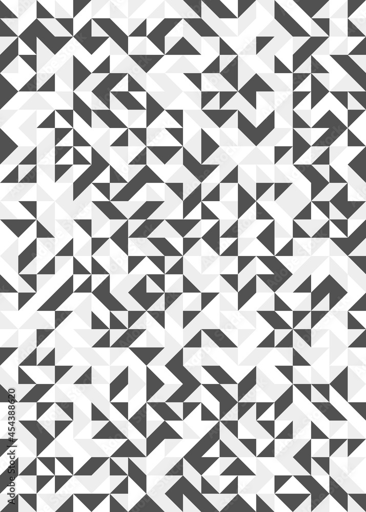 Fototapeta premium Abstract Geometric Pattern generative computational art illustration