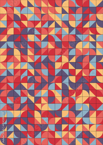 Wallpaper Mural Abstract Geometric Pattern generative computational art illustration Torontodigital.ca