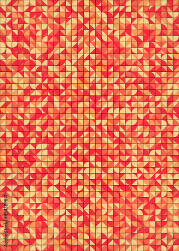 Abstract Geometric Pattern generative computational art illustration