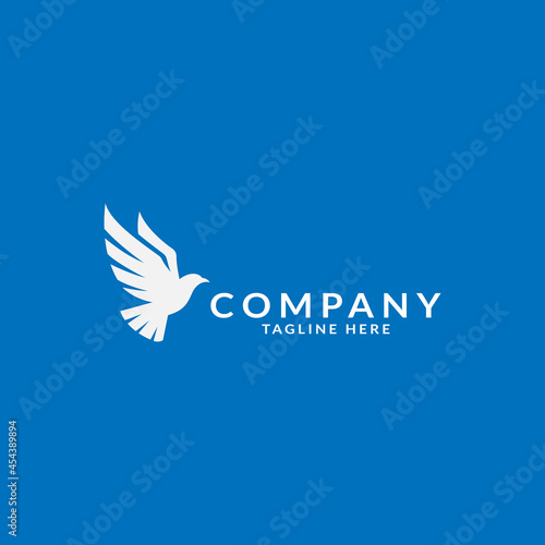 dove logo design. logo template