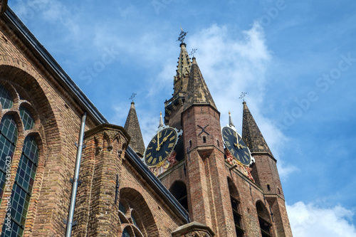 Oude Kerk (old Church) in Delft, Zuid-Holland Province, The Netherlands photo