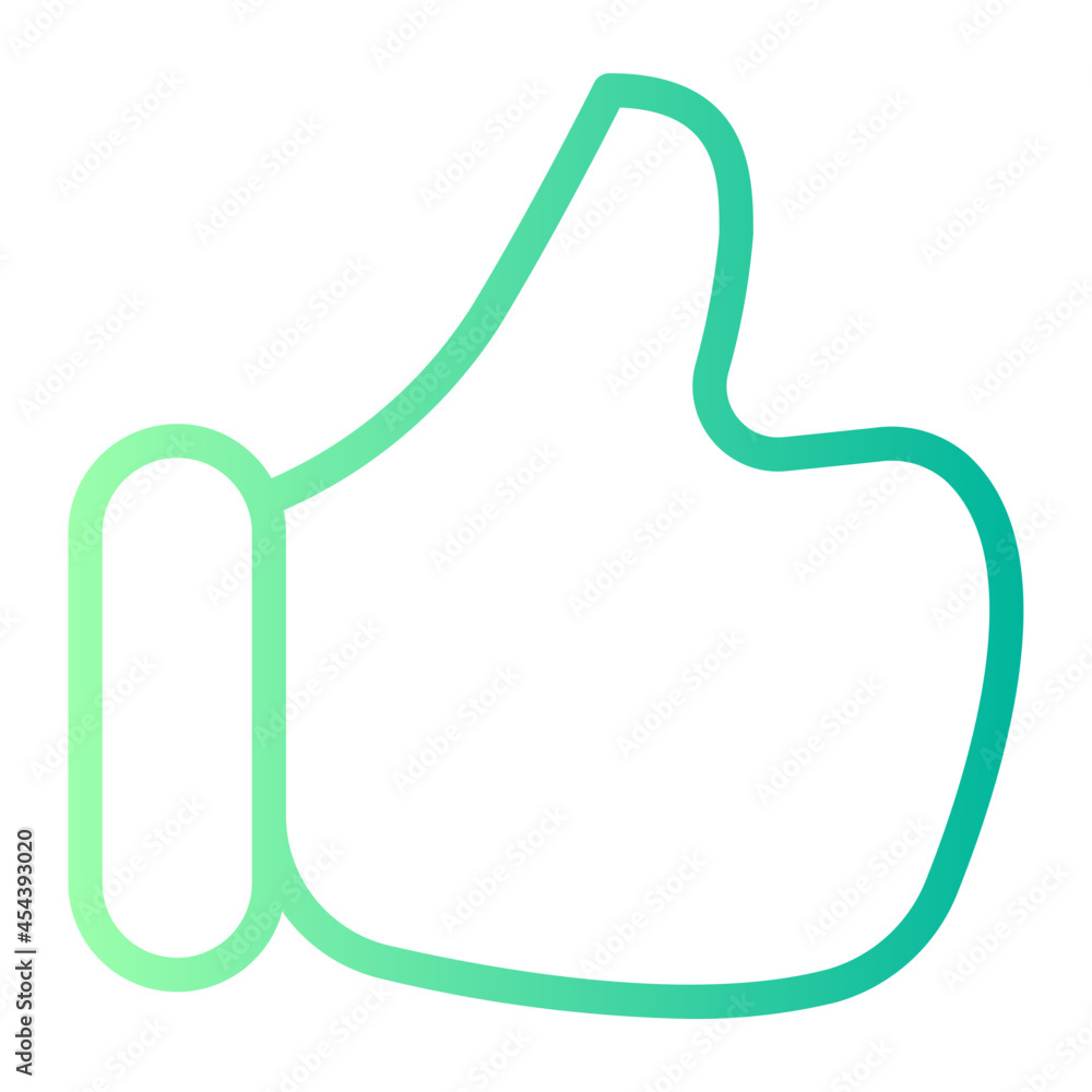 like gradient icon like gradient icon