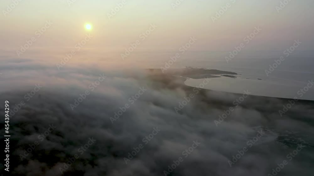 Timelapse of Fog rolling in over the irish coast at Portnoo, County Donegal - Ireland Timelapse of Fog rolling in over the irish coast at Portnoo, County Donegal - Ireland