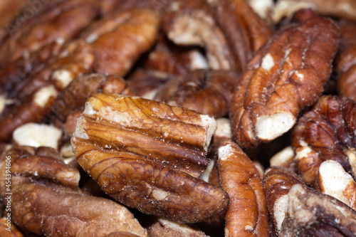 Pecan nuts macro