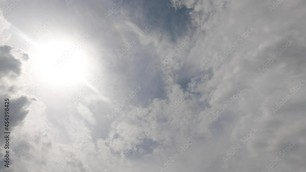 sun solar energy concept, timelapse of bright in a sunny cloudy day. layers of clouds in the atmosphere. air pollution environment climate change, hot sun global warming idea. heat weather forecast sun solar energy concept, timelapse of bright in a sunny cloudy day. layers of clouds in the atmosphere. air pollution environment climate change, hot sun global warming idea. heat weather forecast