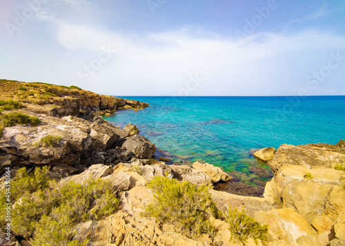 Natural reserve of Vendicari (Sicilia, Italy) - In the southern part of the island of Sicily, a suggestive wildlife oasis with the sandy beaches of Calamosche and San Lorenzo