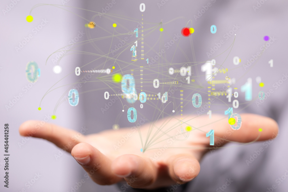 Technology background. Big data concept Technology background. Big data concept